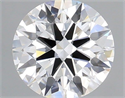 Lab Grown Diamond 1.07 Carats, Round with Excellent Cut, D Color, VS1 Clarity and Certified by IGI