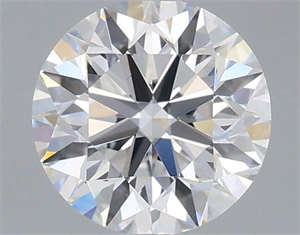 Picture of Lab Grown Diamond 1.02 Carats, Round with Excellent Cut, D Color, VS1 Clarity and Certified by IGI