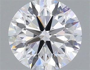 Picture of Lab Grown Diamond 1.02 Carats, Round with Excellent Cut, D Color, VS1 Clarity and Certified by IGI