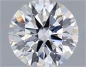 Lab Grown Diamond 1.02 Carats, Round with Ideal Cut, D Color, VS1 Clarity and Certified by IGI