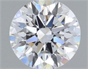 Lab Grown Diamond 1.03 Carats, Round with Ideal Cut, D Color, VS1 Clarity and Certified by IGI