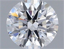 Lab Grown Diamond 1.02 Carats, Round with Ideal Cut, D Color, VS1 Clarity and Certified by IGI