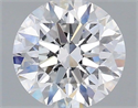 Lab Grown Diamond 1.03 Carats, Round with Excellent Cut, D Color, VS1 Clarity and Certified by IGI