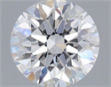 Lab Grown Diamond 1.07 Carats, Round with Excellent Cut, D Color, VS1 Clarity and Certified by IGI