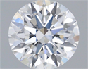 Lab Grown Diamond 1.02 Carats, Round with Ideal Cut, D Color, VS1 Clarity and Certified by IGI