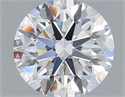 Lab Grown Diamond 1.02 Carats, Round with Excellent Cut, D Color, VS1 Clarity and Certified by IGI