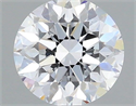Lab Grown Diamond 1.03 Carats, Round with Excellent Cut, E Color, VVS1 Clarity and Certified by IGI