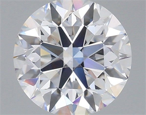 Picture of Lab Grown Diamond 1.02 Carats, Round with Excellent Cut, D Color, VS1 Clarity and Certified by IGI