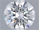 Lab Grown Diamond 1.02 Carats, Round with Excellent Cut, D Color, VS1 Clarity and Certified by IGI