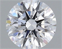 Lab Grown Diamond 1.03 Carats, Round with Ideal Cut, D Color, VS1 Clarity and Certified by IGI