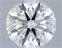 Lab Grown Diamond 1.03 Carats, Round with Ideal Cut, D Color, VS1 Clarity and Certified by IGI