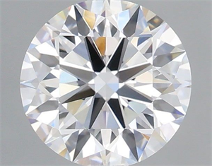 Picture of Lab Grown Diamond 1.07 Carats, Round with Excellent Cut, D Color, VS1 Clarity and Certified by IGI