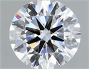 Lab Grown Diamond 1.07 Carats, Round with Ideal Cut, D Color, VS1 Clarity and Certified by IGI