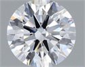 Lab Grown Diamond 1.07 Carats, Round with Ideal Cut, D Color, VS1 Clarity and Certified by IGI