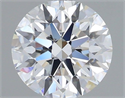 Lab Grown Diamond 1.03 Carats, Round with Excellent Cut, E Color, VVS1 Clarity and Certified by IGI