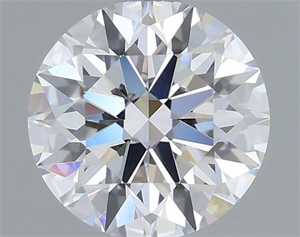Picture of Lab Grown Diamond 1.03 Carats, Round with Excellent Cut, E Color, VVS1 Clarity and Certified by IGI