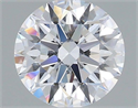 Lab Grown Diamond 1.07 Carats, Round with Ideal Cut, D Color, VS1 Clarity and Certified by IGI