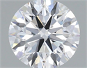Lab Grown Diamond 1.07 Carats, Round with Ideal Cut, D Color, VS1 Clarity and Certified by IGI