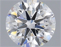 Lab Grown Diamond 1.07 Carats, Round with Excellent Cut, D Color, VS1 Clarity and Certified by IGI