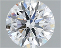 Lab Grown Diamond 1.07 Carats, Round with Ideal Cut, D Color, VS1 Clarity and Certified by IGI
