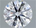 Lab Grown Diamond 1.07 Carats, Round with Excellent Cut, D Color, VS1 Clarity and Certified by IGI