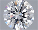 Lab Grown Diamond 1.07 Carats, Round with Ideal Cut, D Color, VS1 Clarity and Certified by IGI