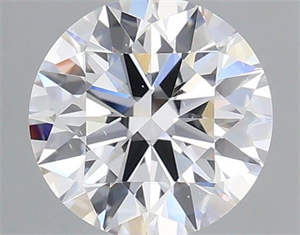 Picture of Lab Grown Diamond 1.07 Carats, Round with Ideal Cut, D Color, VS1 Clarity and Certified by IGI
