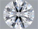 Lab Grown Diamond 1.07 Carats, Round with Ideal Cut, D Color, VS1 Clarity and Certified by IGI