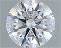 Lab Grown Diamond 1.07 Carats, Round with Ideal Cut, D Color, VS1 Clarity and Certified by IGI