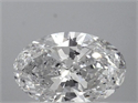 Natural Diamond 1.01 Carats, Oval with  Cut, D Color, VVS2 Clarity and Certified by GIA