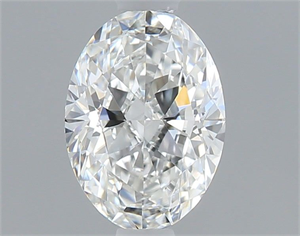 Picture of Natural Diamond 0.50 Carats, Oval with  Cut, F Color, VVS2 Clarity and Certified by GIA