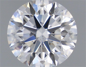 Picture of Natural Diamond 0.41 Carats, Round with Excellent Cut, E Color, SI1 Clarity and Certified by GIA