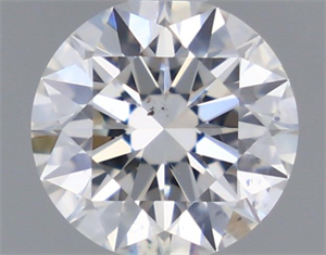 Picture of Natural Diamond 0.41 Carats, Round with Excellent Cut, E Color, SI1 Clarity and Certified by GIA