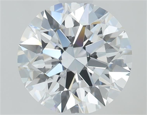 Picture of Lab Grown Diamond 1.05 Carats, Round with Ideal Cut, D Color, VS1 Clarity and Certified by IGI