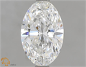 Natural Diamond 1.02 Carats, Oval with  Cut, F Color, I1 Clarity and Certified by GIA