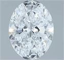 Natural Diamond 2.01 Carats, Oval with  Cut, D Color, VS2 Clarity and Certified by GIA