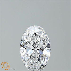Foto Diamante Natural 2.01 quilates, Ovalado , Color D, claridad I1 y certificado GIA de