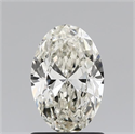 Diamante Natural 1.02 quilates, Ovalado , Color J, claridad VS1 y certificado IGI