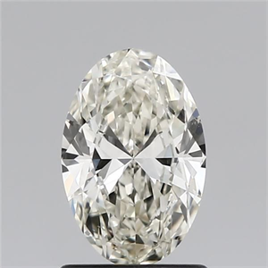 Foto Diamante Natural 1.02 quilates, Ovalado , Color J, claridad VS1 y certificado IGI de