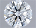 Lab Grown Diamond 1.50 Carats, Round with Ideal Cut, D Color, VS1 Clarity and Certified by IGI