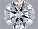Lab Grown Diamond 1.02 Carats, Round with Excellent Cut, D Color, VVS1 Clarity and Certified by IGI