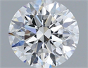 Lab Grown Diamond 1.31 Carats, Round with Excellent Cut, D Color, VVS2 Clarity and Certified by IGI