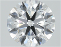 Lab Grown Diamond 1.01 Carats, Round with Excellent Cut, D Color, VS1 Clarity and Certified by IGI