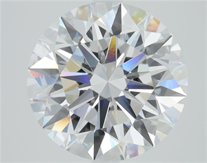 Picture of Lab Grown Diamond 1.08 Carats, Round with Ideal Cut, D Color, VS1 Clarity and Certified by IGI