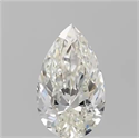 Natural Diamond 2.02 Carats, Pear with  Cut, H Color, VVS1 Clarity and Certified by IGI