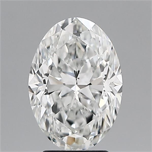 Foto Diamante Natural 3.01 quilates, Ovalado , Color E, claridad VS1 y certificado GIA de