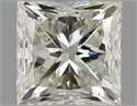 Natural Diamond 0.90 Carats, Princess with  Cut, J Color, VVS2 Clarity and Certified by IGI