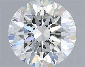 Picture of Natural Diamond 1.01 Carats, Round with Excellent Cut, I Color, VS2 Clarity and Certified by GIA