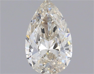 Picture of Natural Diamond 0.75 Carats, Pear with  Cut, I Color, IF Clarity and Certified by IGI