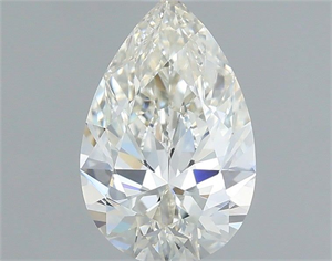 Picture of Natural Diamond 0.55 Carats, Pear with  Cut, I Color, VVS1 Clarity and Certified by IGI